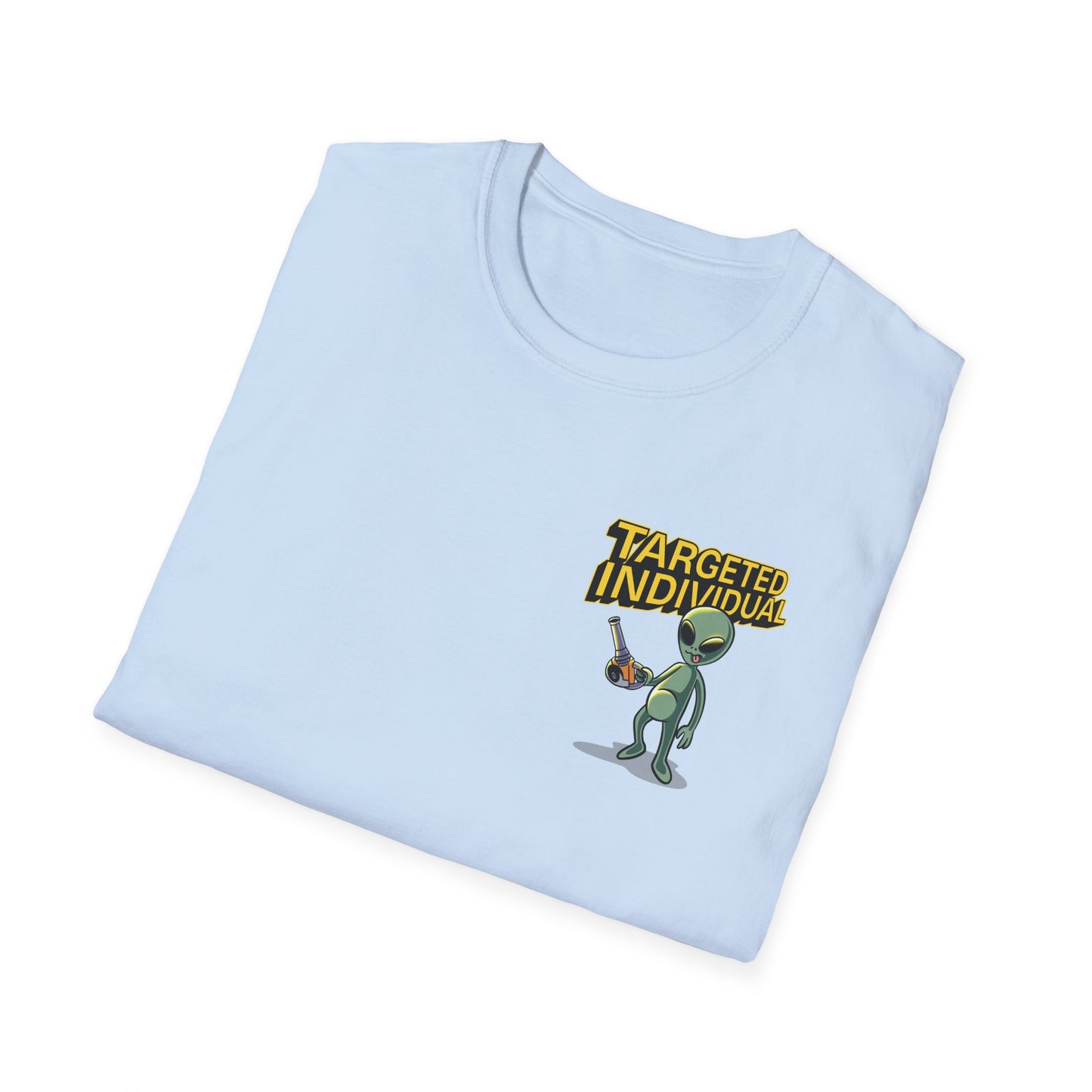 Alien Abduction Graphic T-Shirt — "Target Individual" Sci‑Fi UFO Tee
