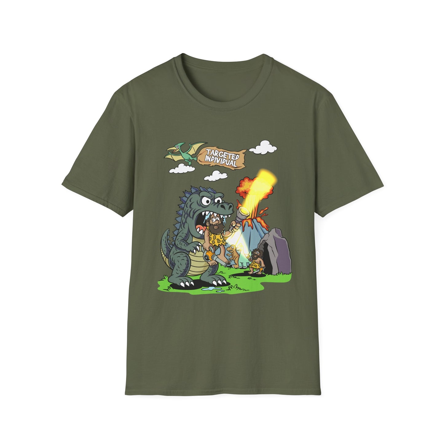Godzilla Camping T‑Shirt — Funny Monster Camping Design (That’s My Campfire!)