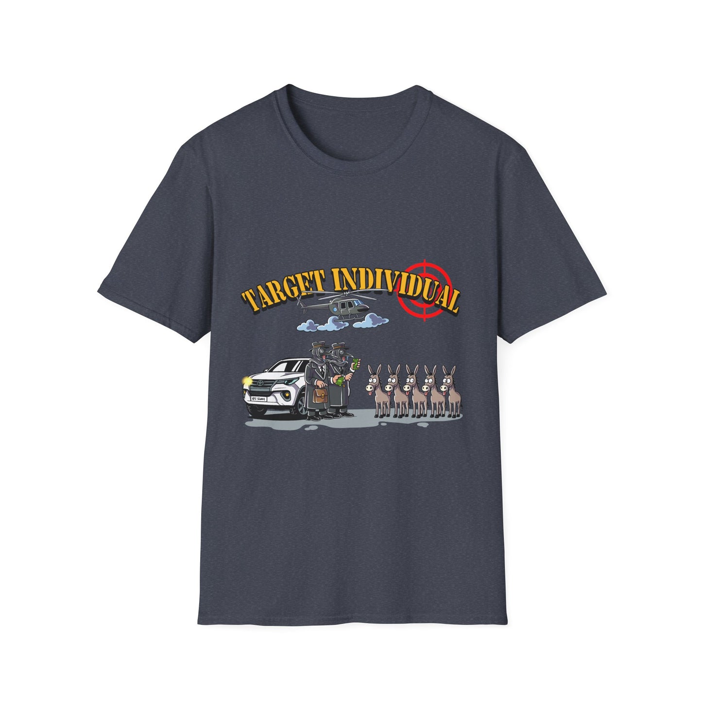 Target Individual T-Shirt — Funny Police Lineup Graphic Tee