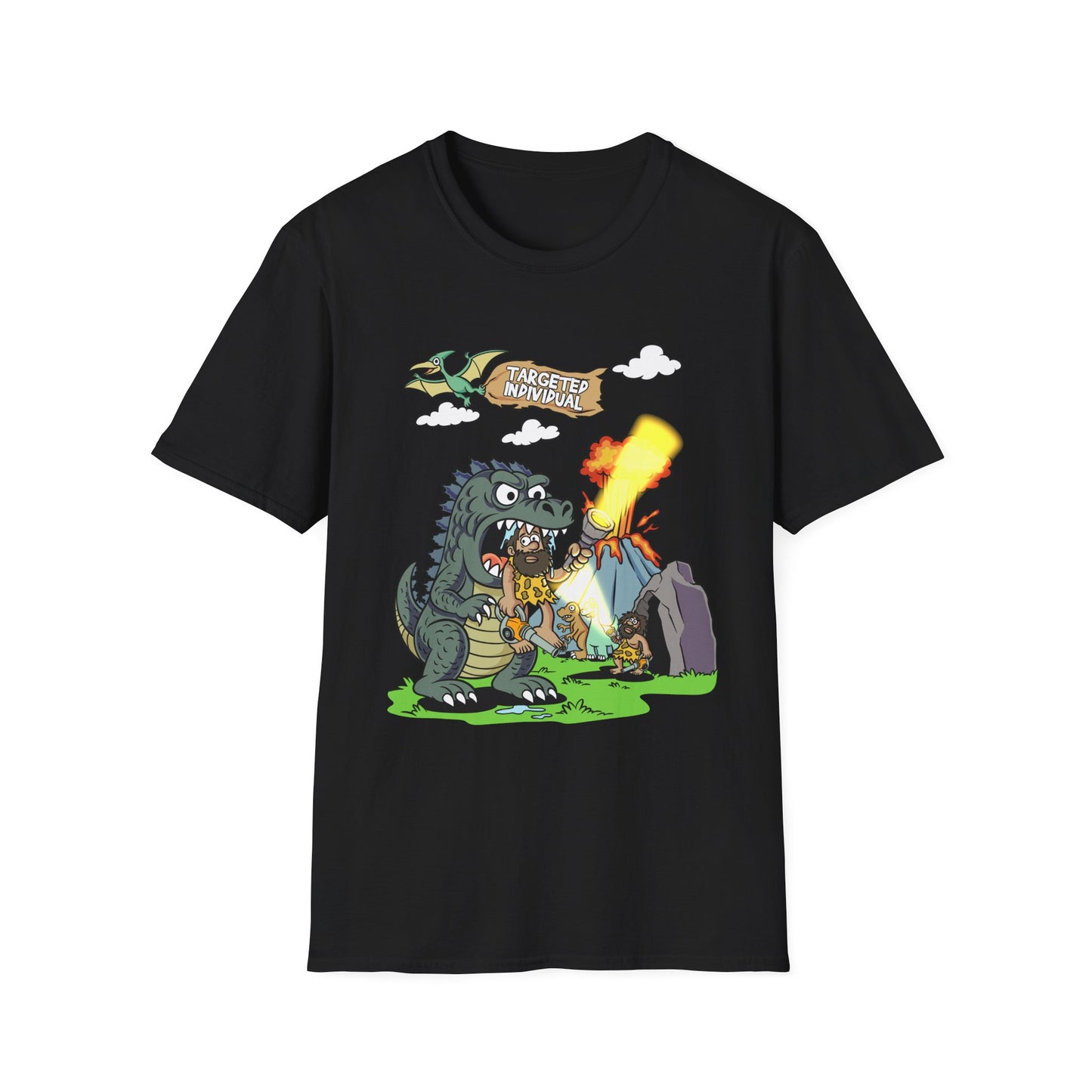 Godzilla Camping T‑Shirt — Funny Monster Camping Design (That’s My Campfire!)