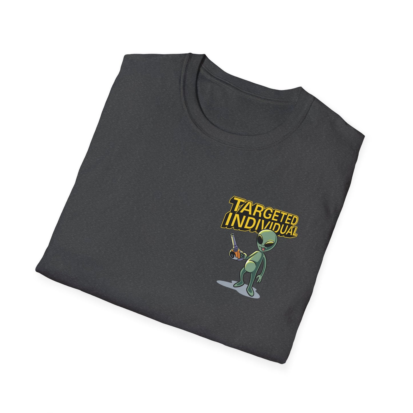 Alien Abduction Graphic T-Shirt — "Target Individual" Sci‑Fi UFO Tee