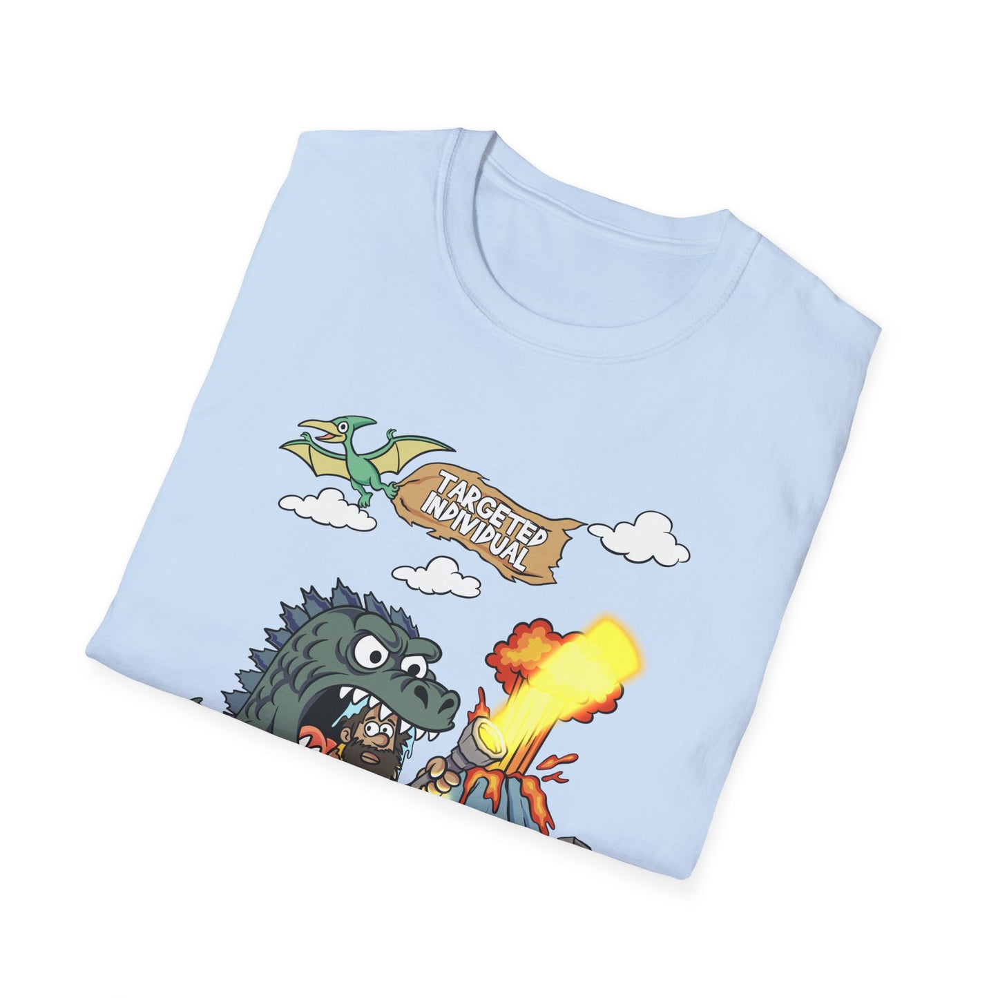 Godzilla Camping T‑Shirt — Funny Monster Camping Design (That’s My Campfire!)