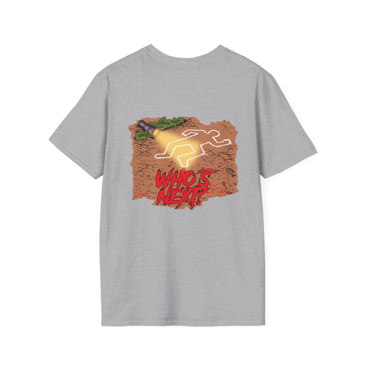 Who's Next T-Shirt — True Crime Crime Scene Graphic Tee