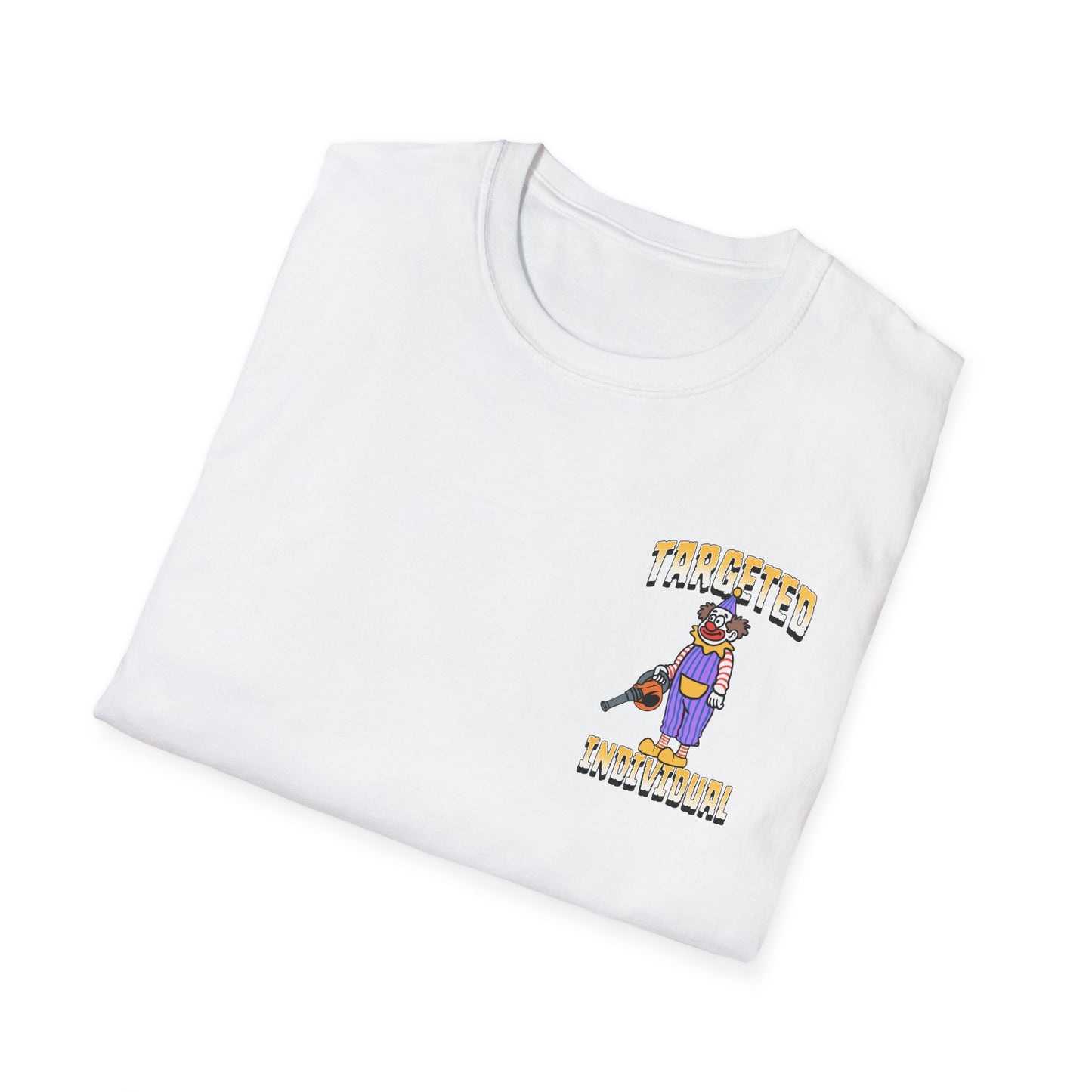 Targeted Individual Graphic T-Shirt — Circus Elephant Protest Design