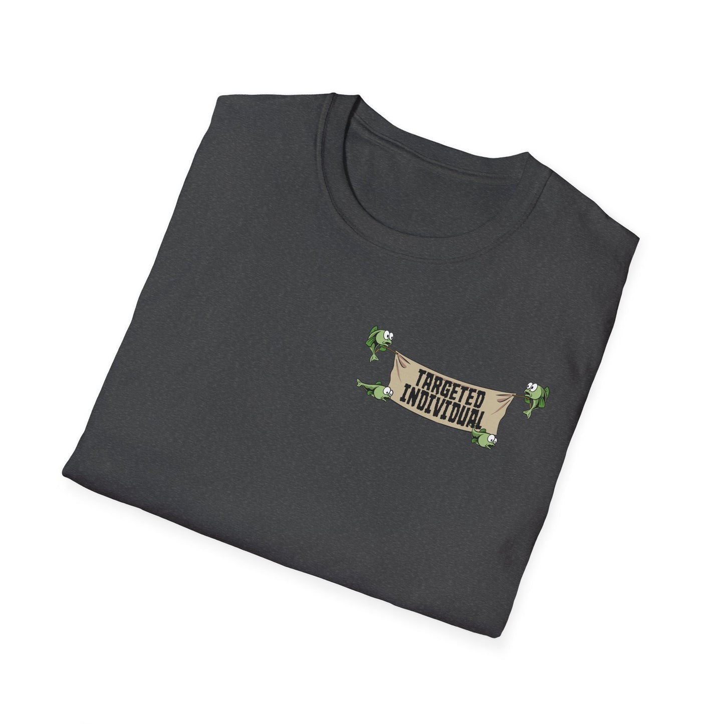 Targeted Individual Graphic Tee — Retro Diver Underwater Design