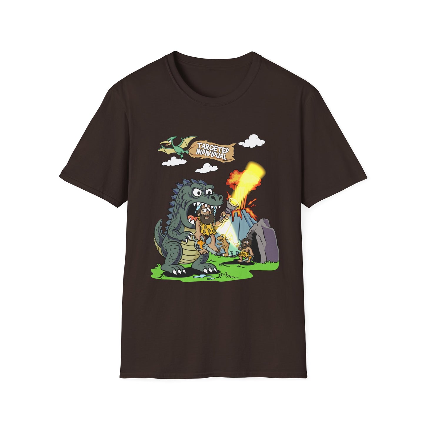 Godzilla Camping T‑Shirt — Funny Monster Camping Design (That’s My Campfire!)