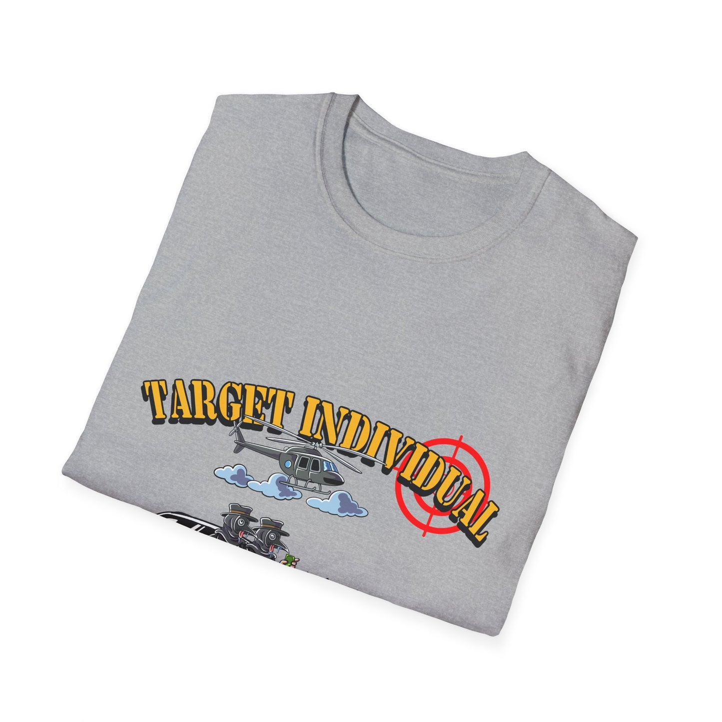 Target Individual T-Shirt — Funny Police Lineup Graphic Tee