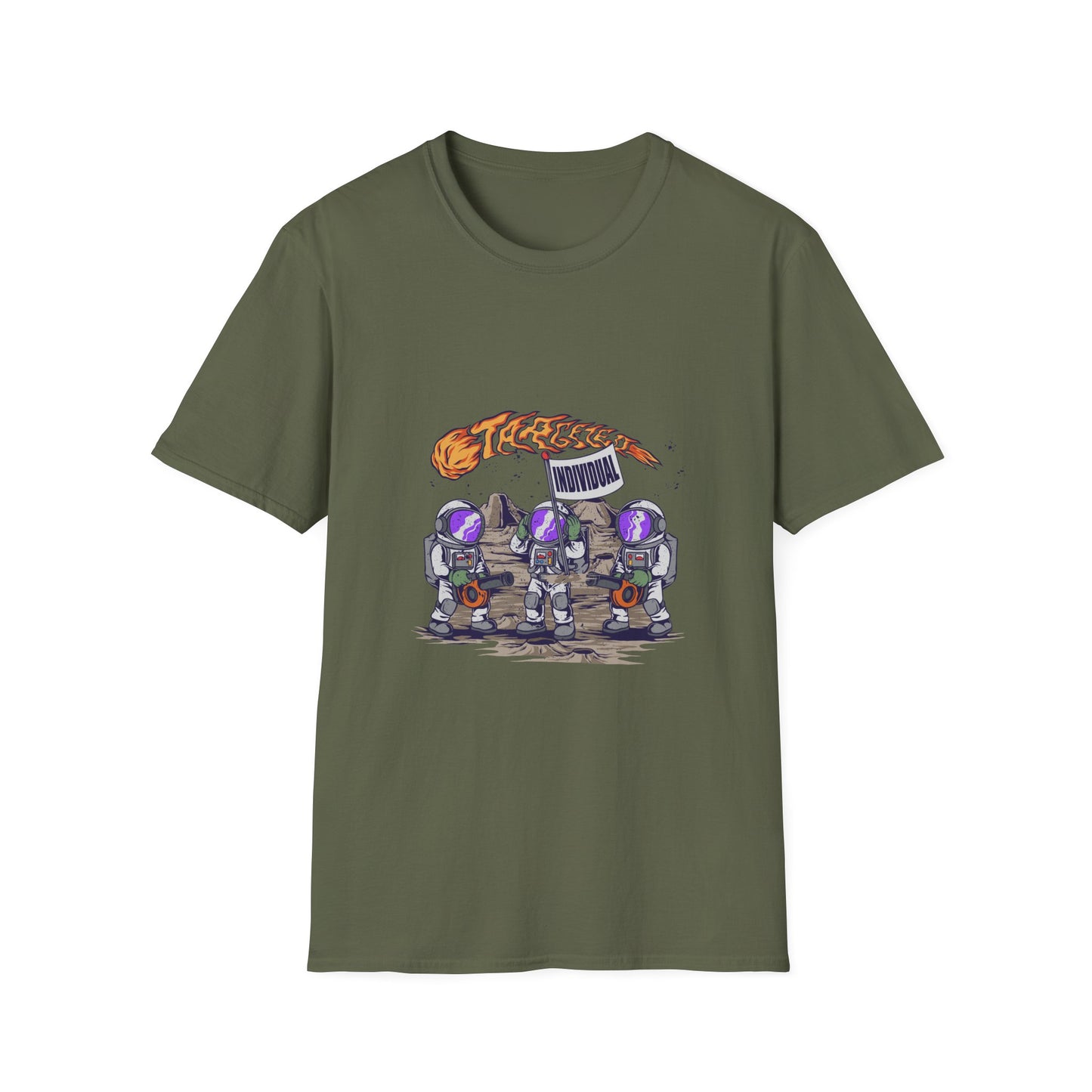 Astronaut Crew T-Shirt – Cute Space Crew with Flaming Comet Graphic
