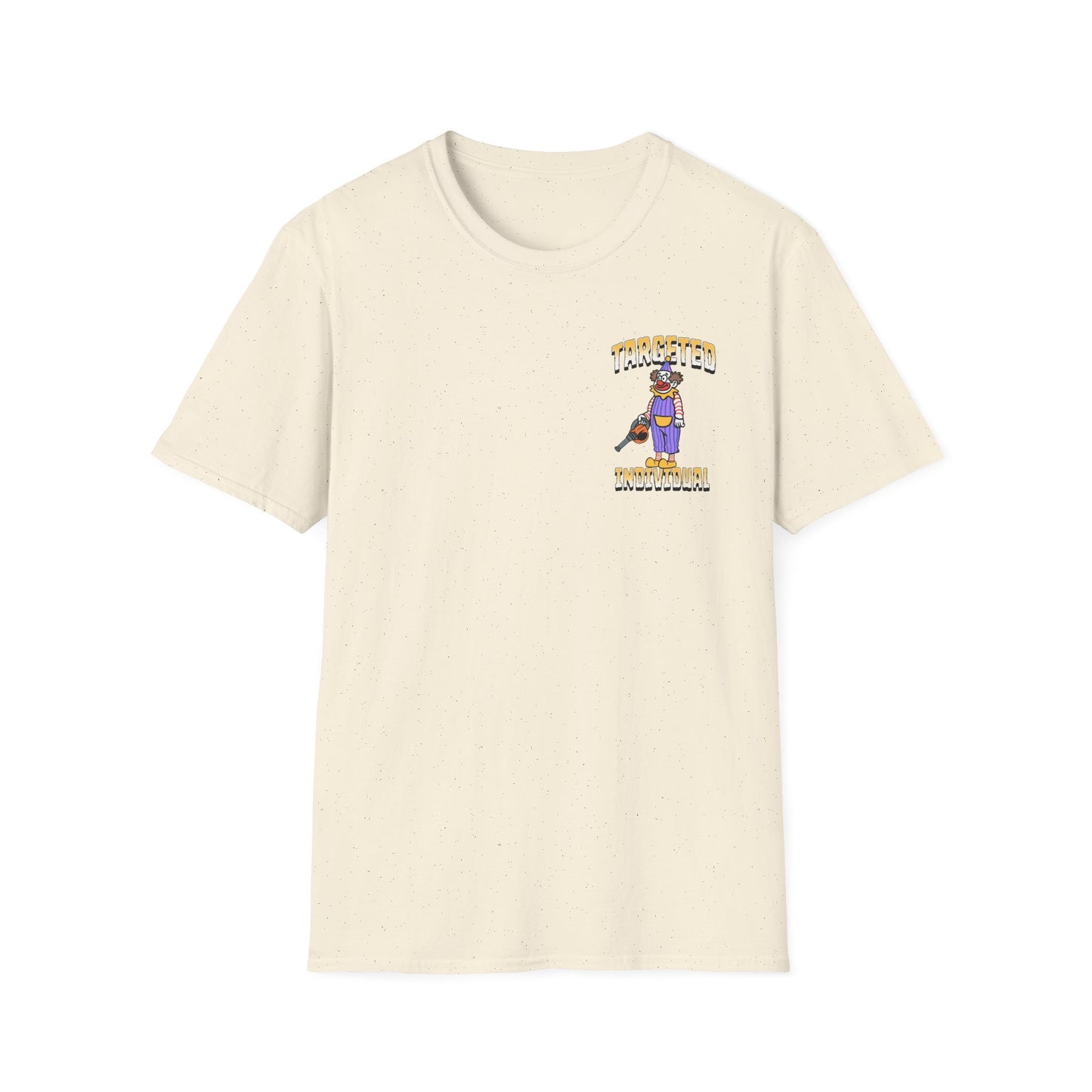 Targeted Individual Graphic T-Shirt — Circus Elephant Protest Design