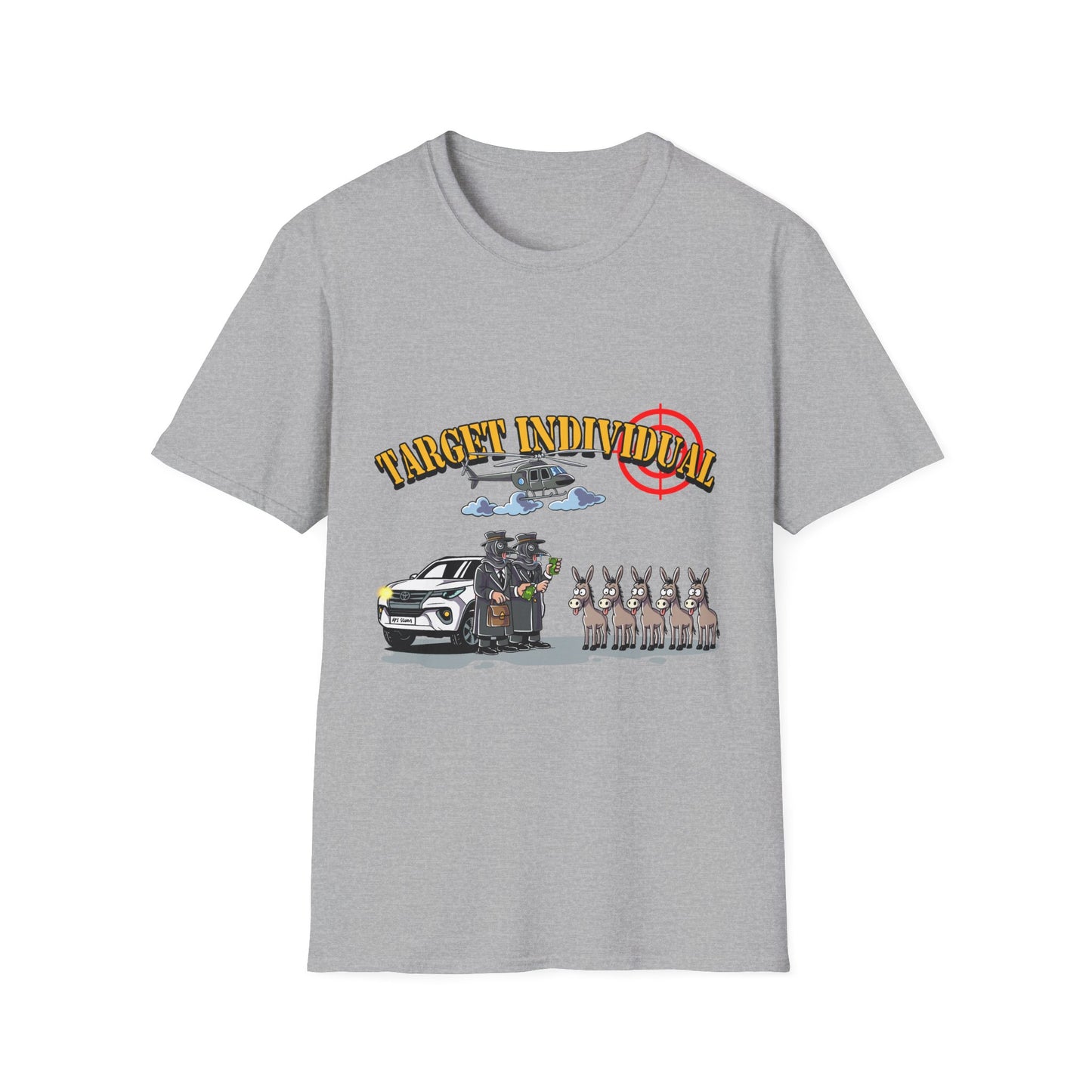Target Individual T-Shirt — Funny Police Lineup Graphic Tee
