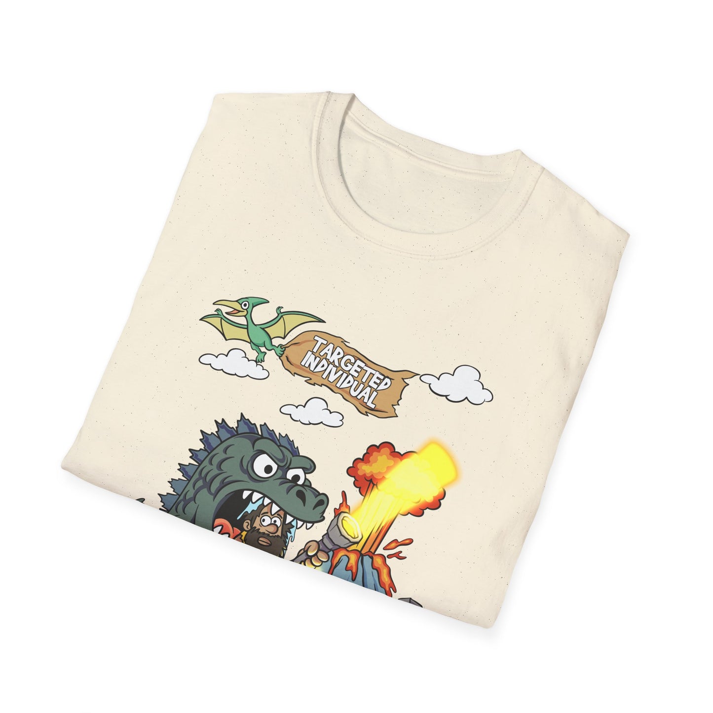 Godzilla Camping T‑Shirt — Funny Monster Camping Design (That’s My Campfire!)