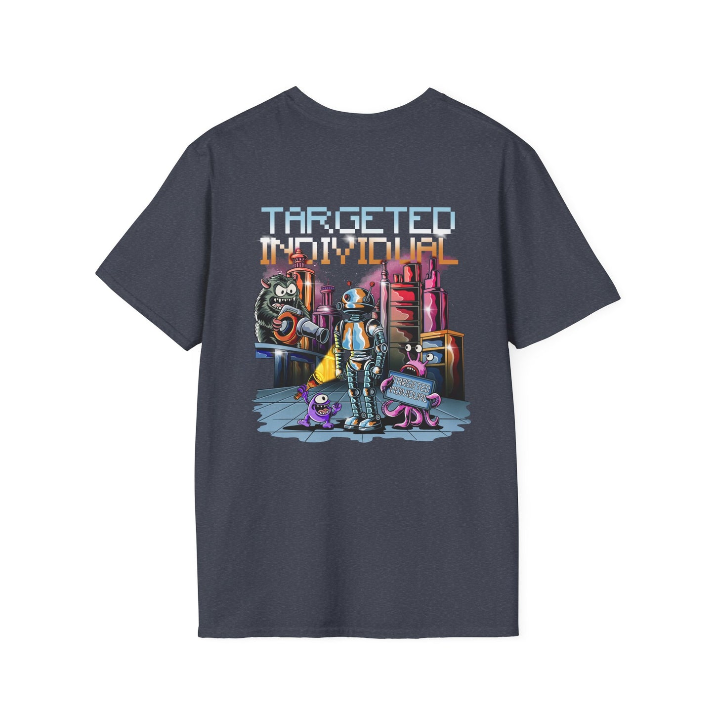 Targeted Individual T-Shirt — Retro Sci‑Fi Robot Graphic Tee
