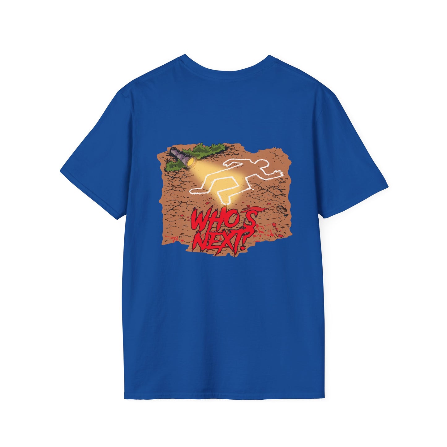 Who's Next T-Shirt — True Crime Crime Scene Graphic Tee