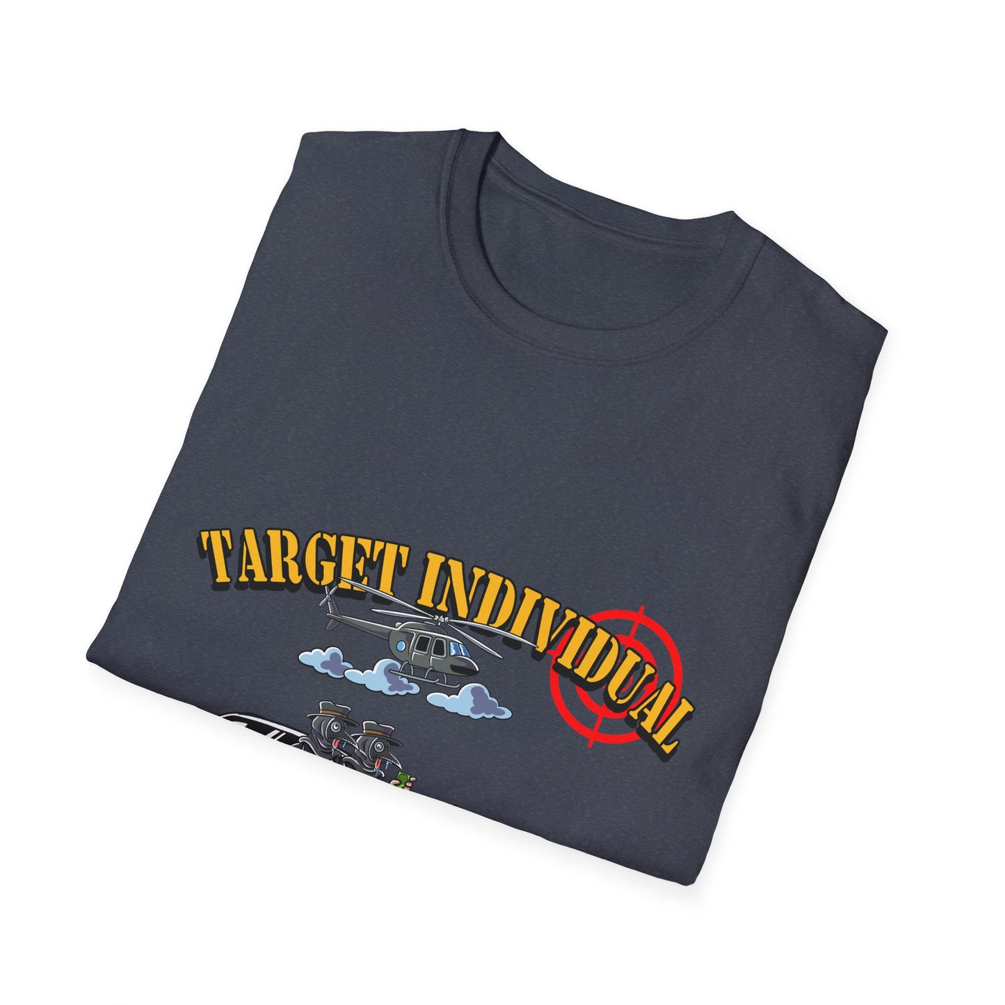 Target Individual T-Shirt — Funny Police Lineup Graphic Tee
