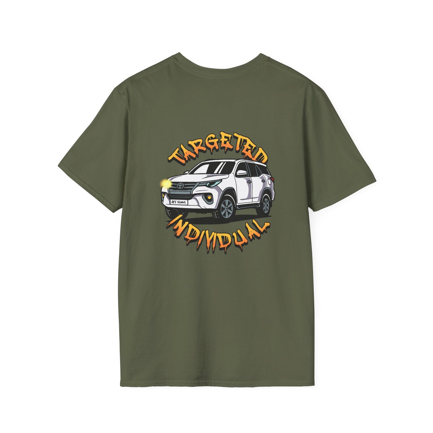 Car Graphic T-Shirt — “Targeted Individuals” Illustration Tee