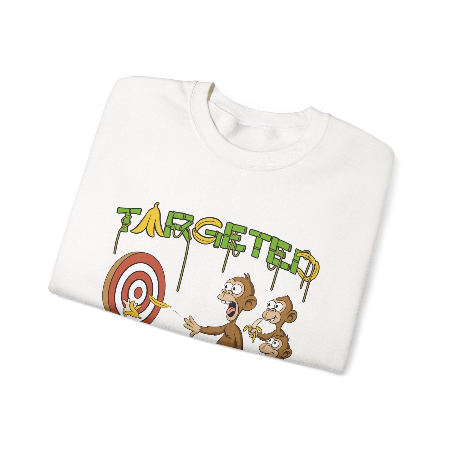 Targeted Individual Crewneck Sweatshirt — Funny Monkey Target Graphic