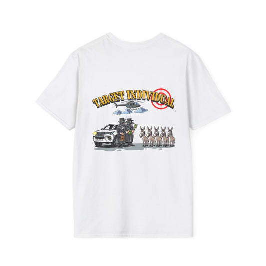 Target Individual T-Shirt — Tactical Humvee & Helicopter Graphic