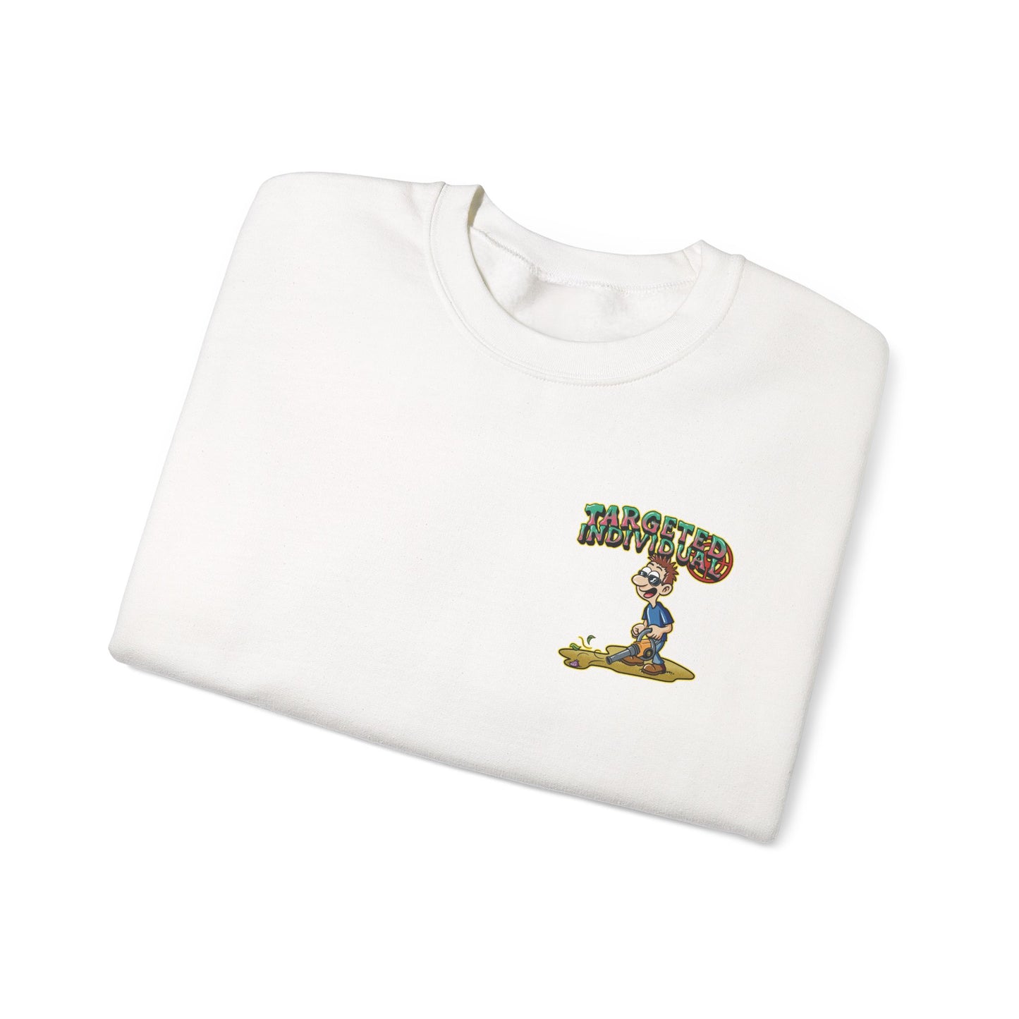 Targeted Individual Graphic Sweatshirt – Vintage Beach Scene Crewneck