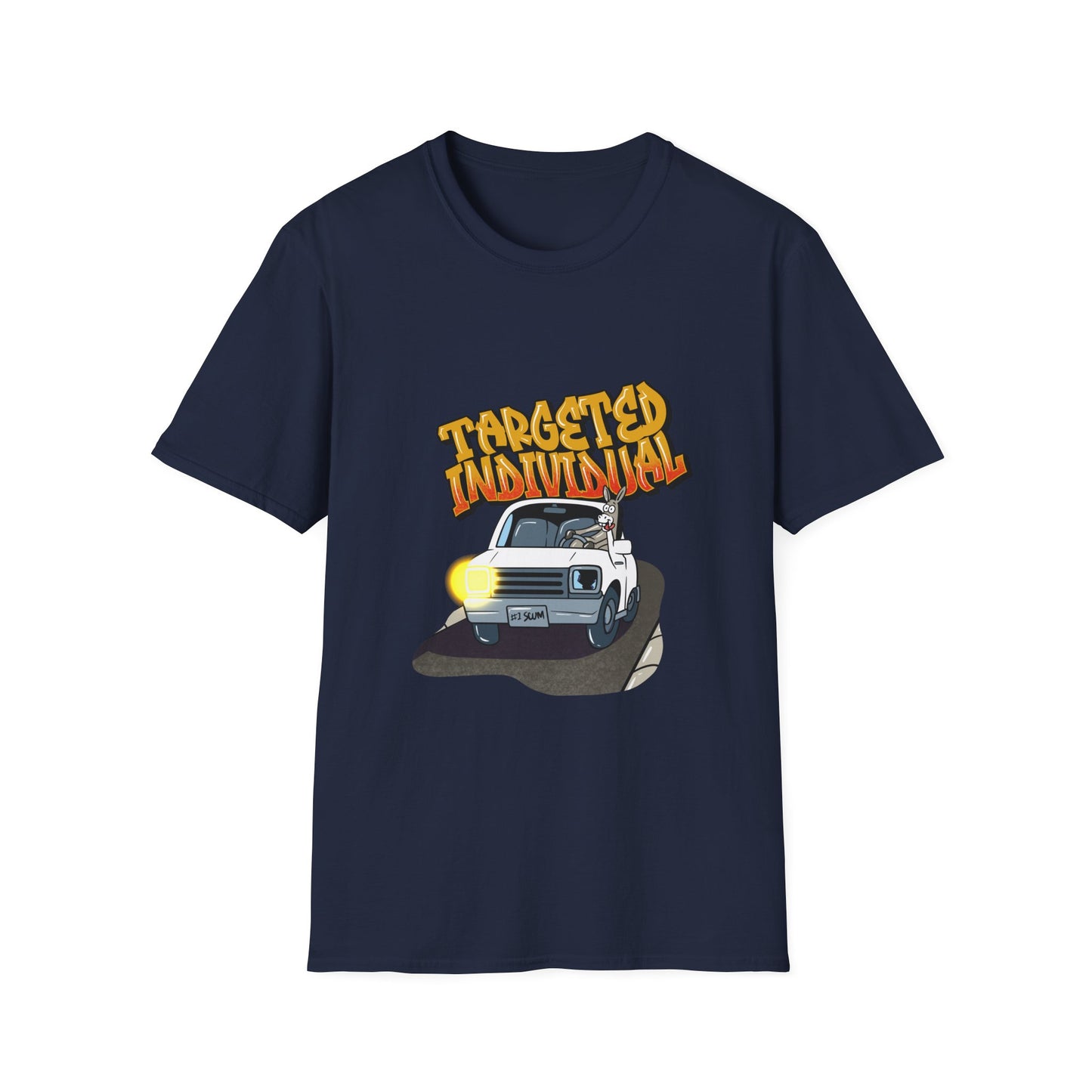 T-Shirt — 'Targeted Individual' Retro Car Graphic Tee