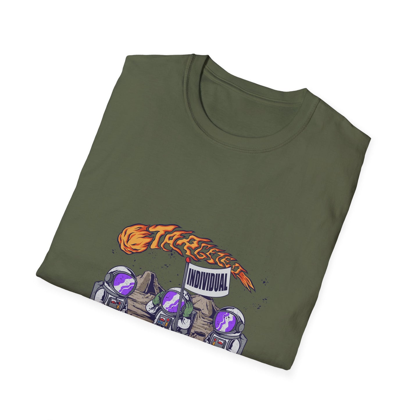 Astronaut Crew T-Shirt – Cute Space Crew with Flaming Comet Graphic