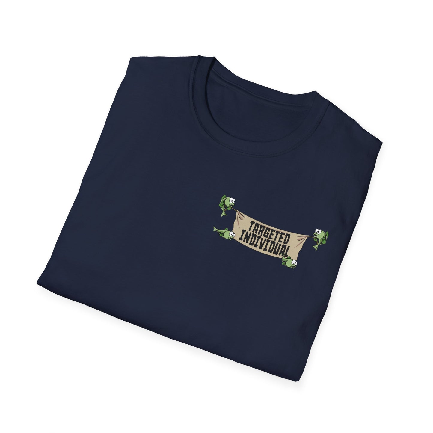 Targeted Individual Graphic Tee — Retro Diver Underwater Design