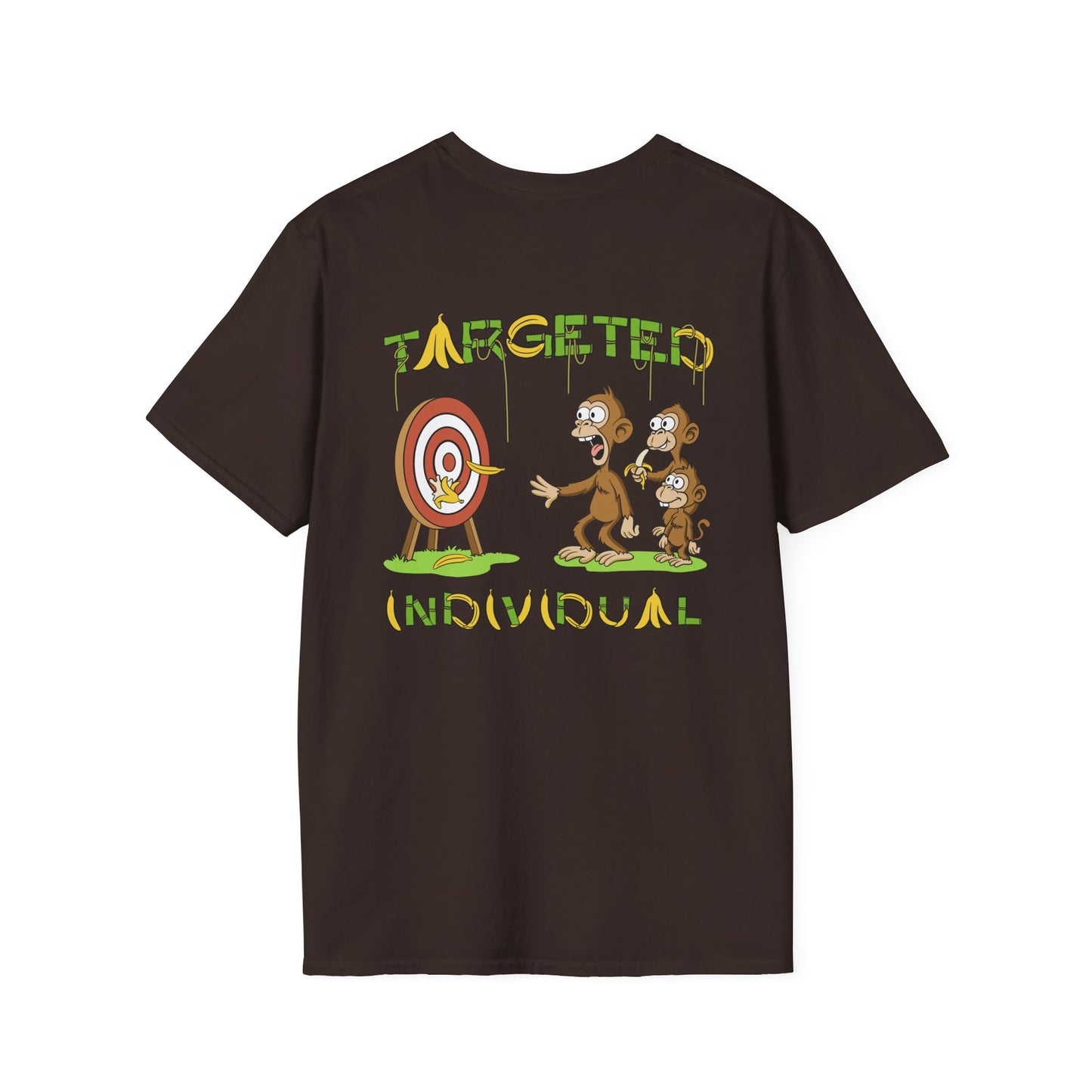 Targeted Individual T-Shirt — Graphic Satire Backprint Tee