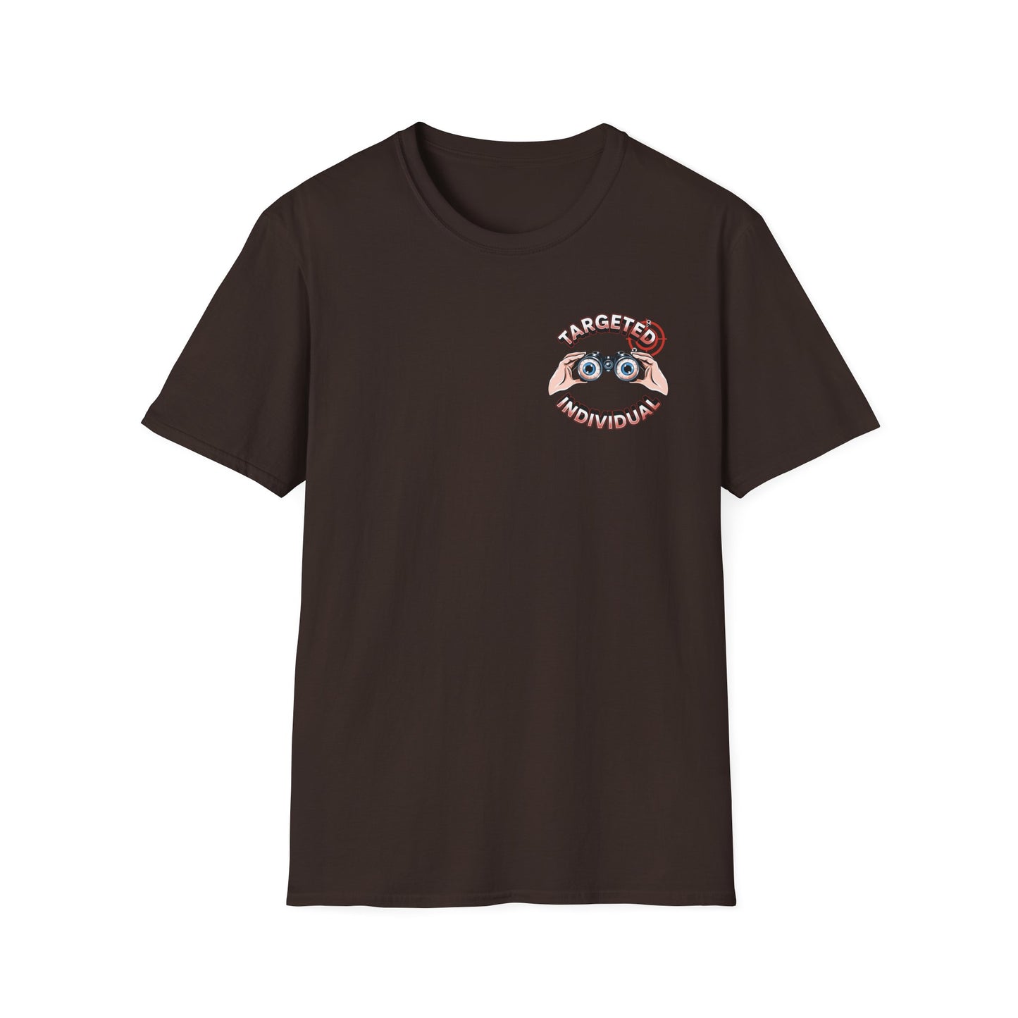 T-Shirt — Retro 'No Stalking' Vintage Graphic Tee (Front Sloth & Back Emblem)