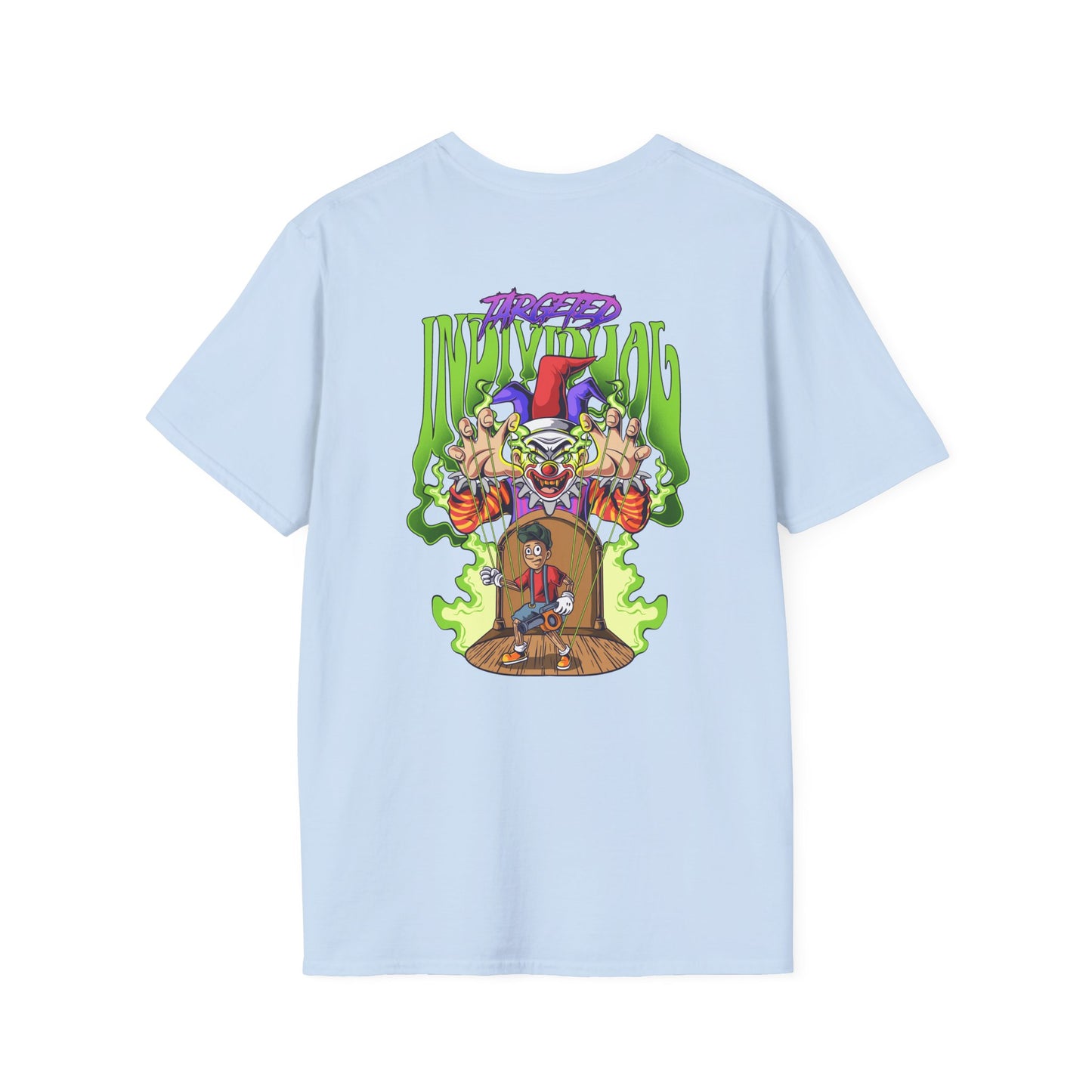 Creepy Carnival Clown T‑Shirt — Haunted Jester Graphic Tee
