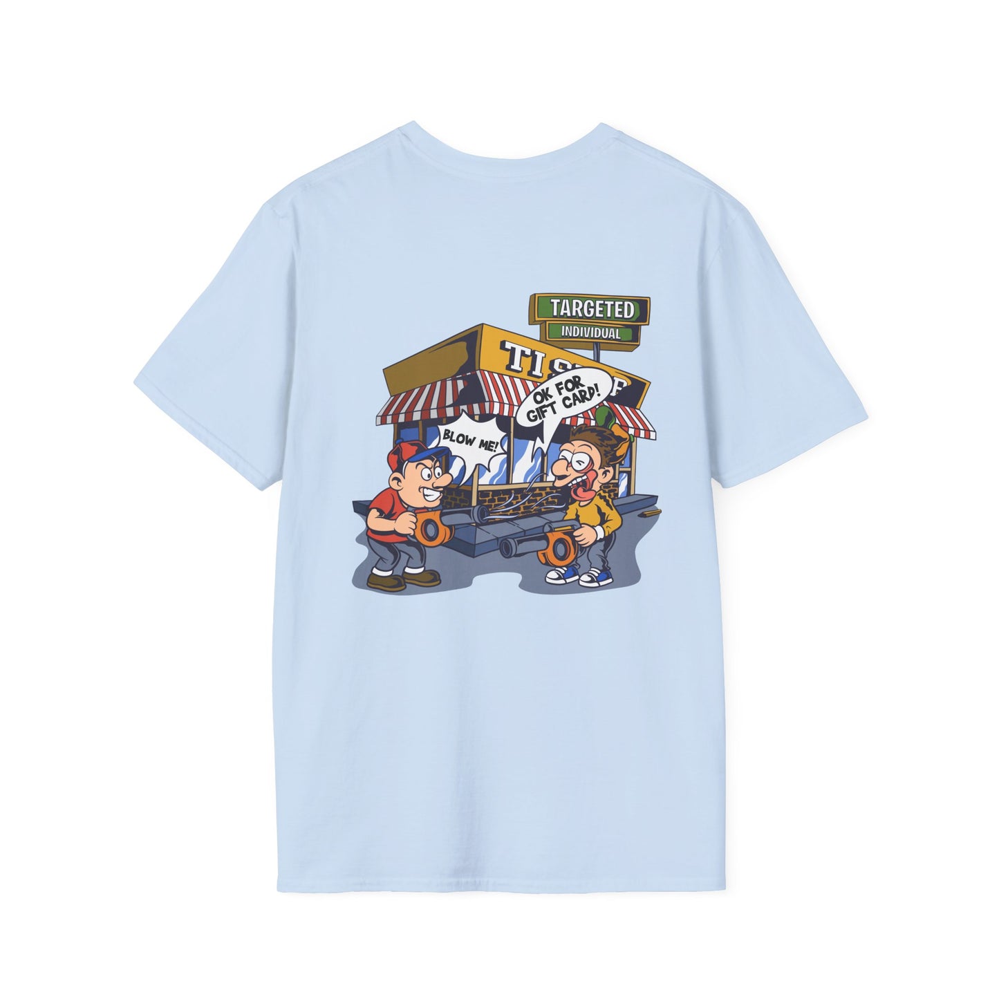 Targeted by the System T-Shirt — Satirical AI/Tech Protest Graphic Tee