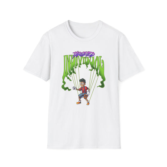 T-Shirt — Puppet Strings Graphic Tee (Young Gamer Puppet Design)