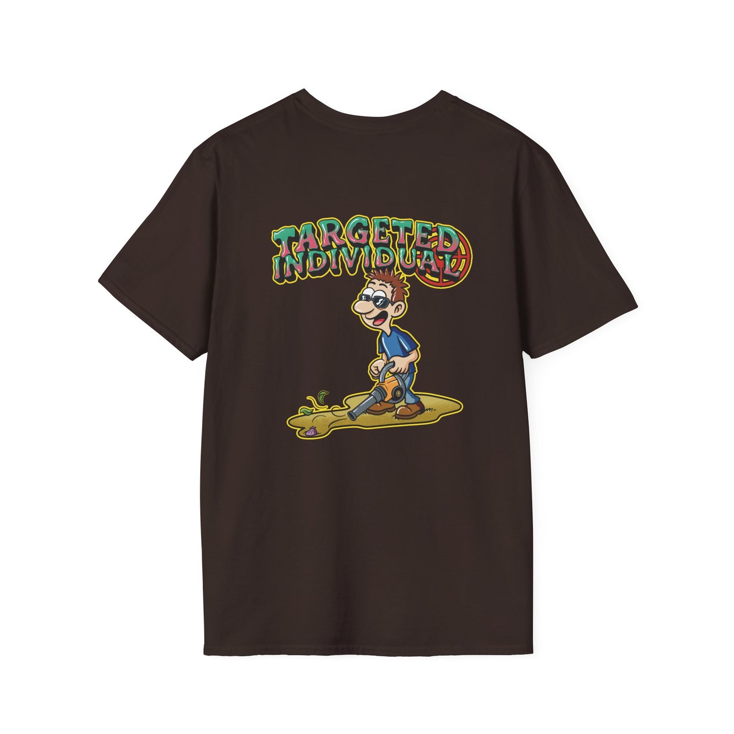 Targeted Individual T-Shirt — Satirical Cartoon Graphic Tee