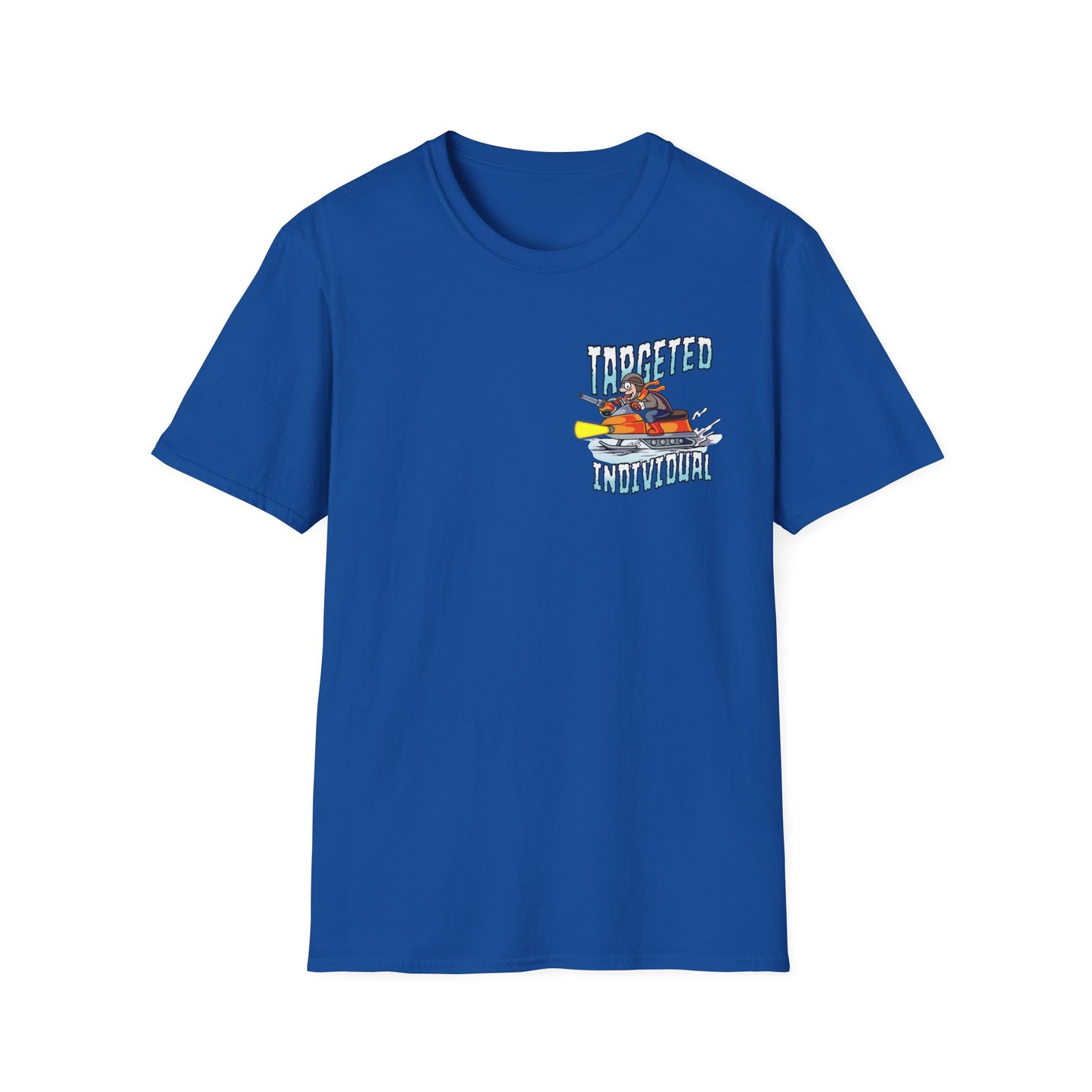 Fishing Cartoon T-Shirt — "Targeted Individual" Graphic Tee