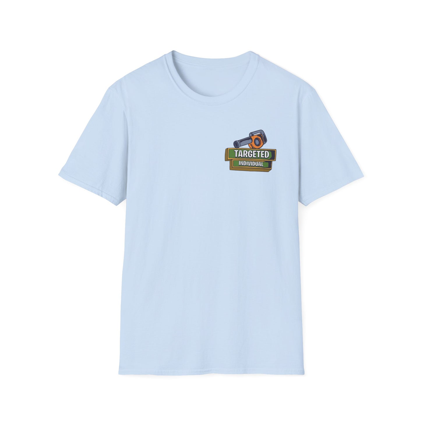 Targeted Ad Vendor T-Shirt — Funny Street Market Cartoon Graphic Tee
