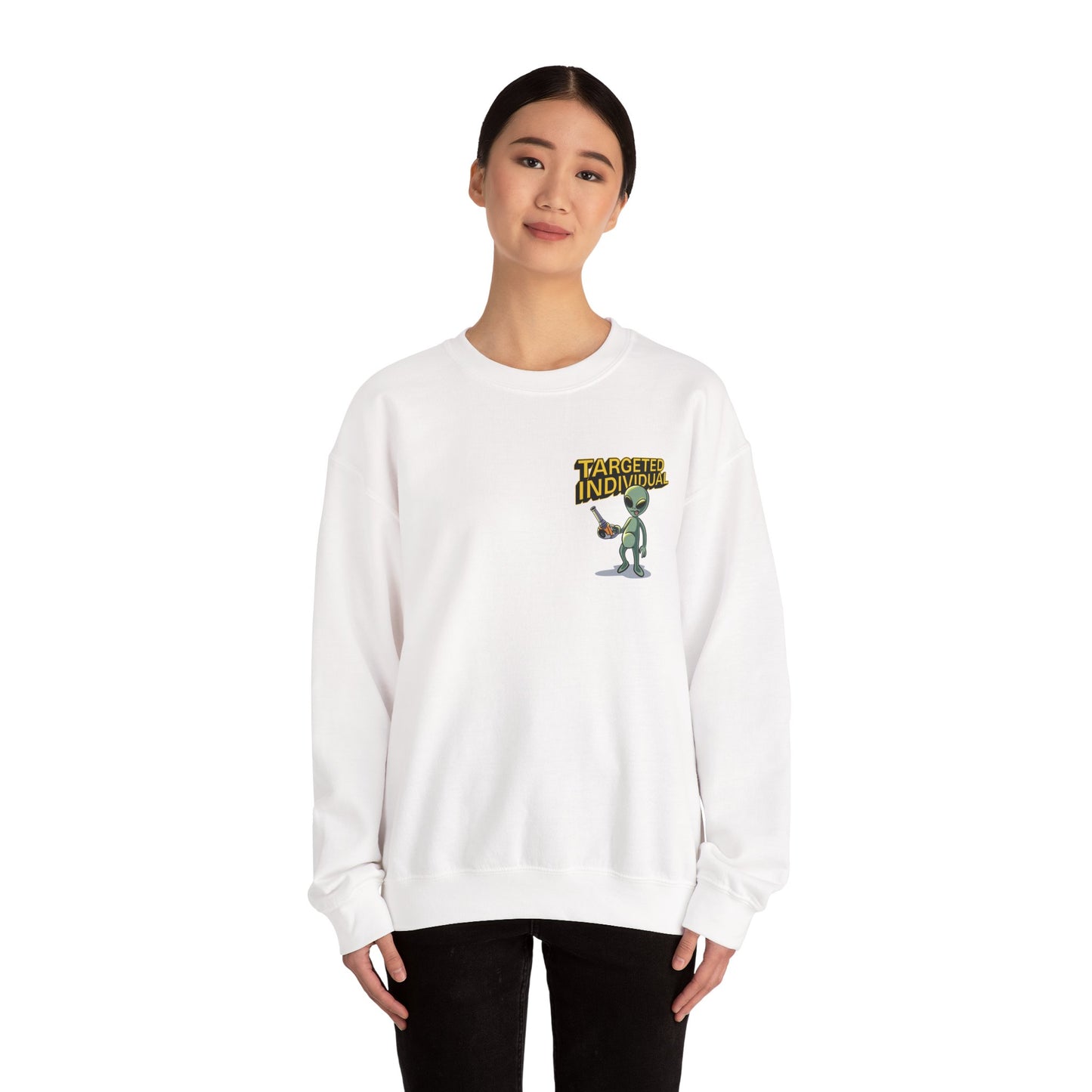 Targeted Individual Alien Abduction Crewneck Sweatshirt