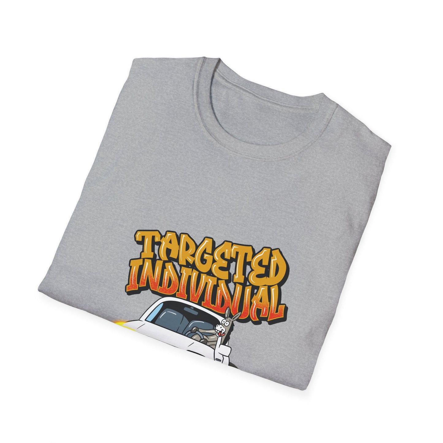 T-Shirt — 'Targeted Individual' Retro Car Graphic Tee