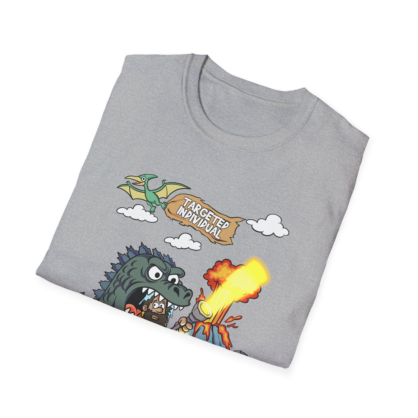 Godzilla Camping T‑Shirt — Funny Monster Camping Design (That’s My Campfire!)