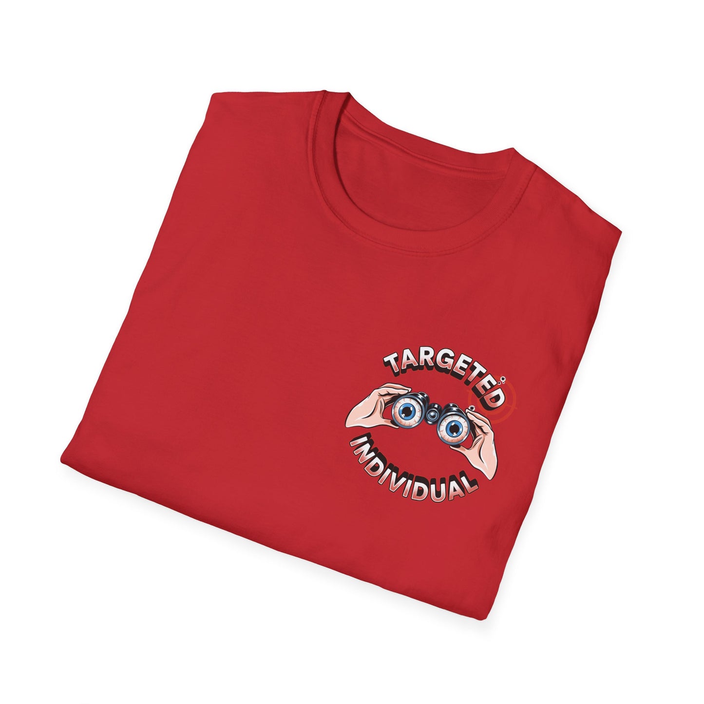 Targeted Individual T‑Shirt — Vintage Binoculars Graphic Tee