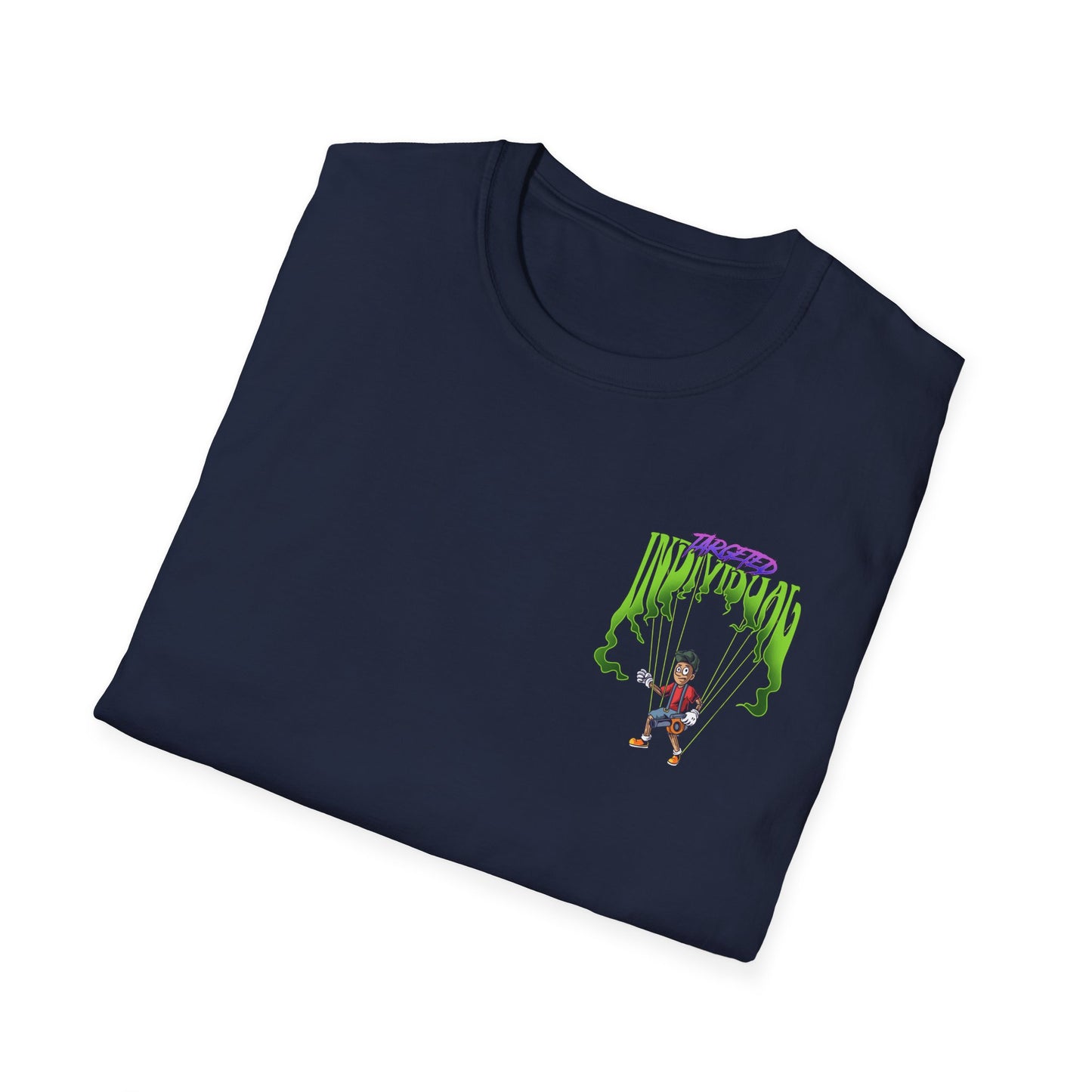 Scaredy Clown Graphic T-Shirt — Horror Joker Back Print