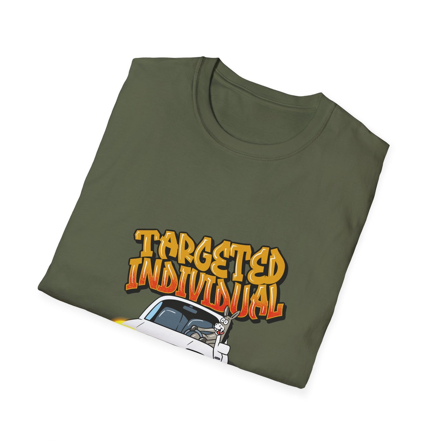 T-Shirt — 'Targeted Individual' Retro Car Graphic Tee