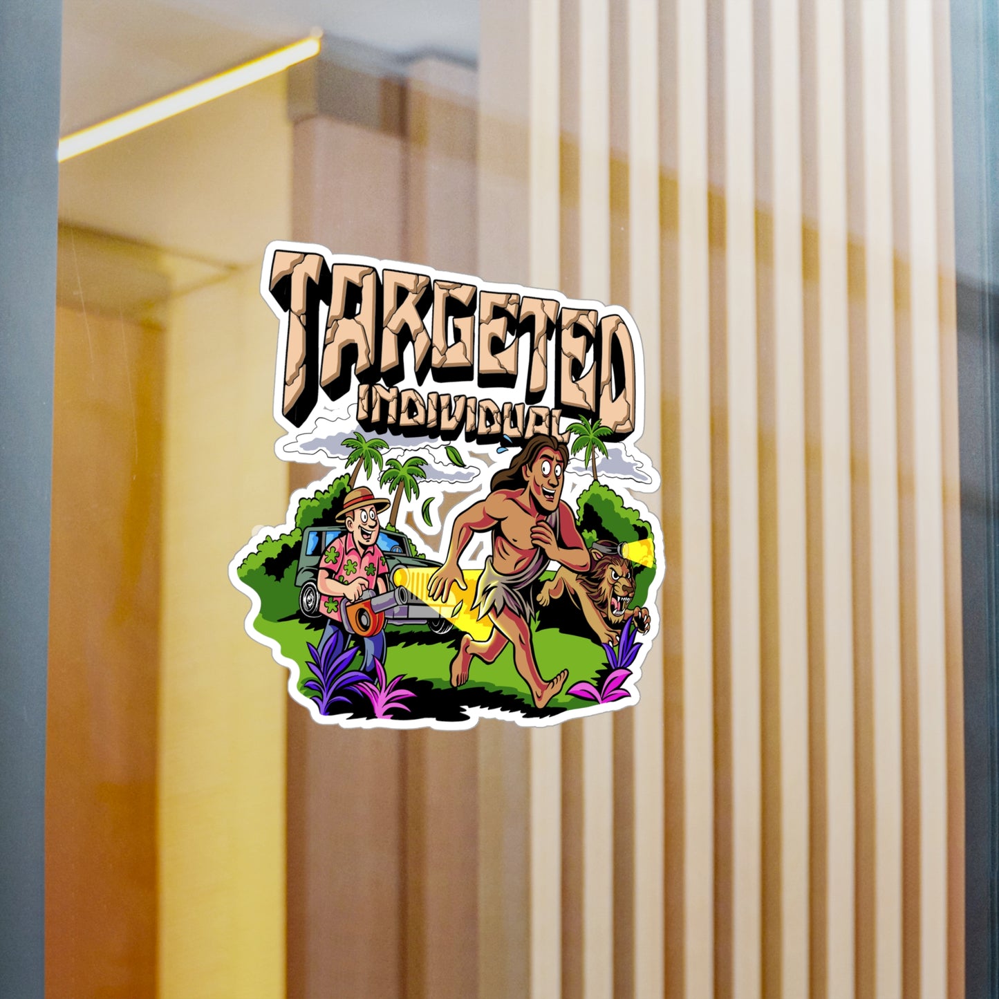 Targeted Individual Adventure Sticker — Kiss-Cut Vinyl Decal