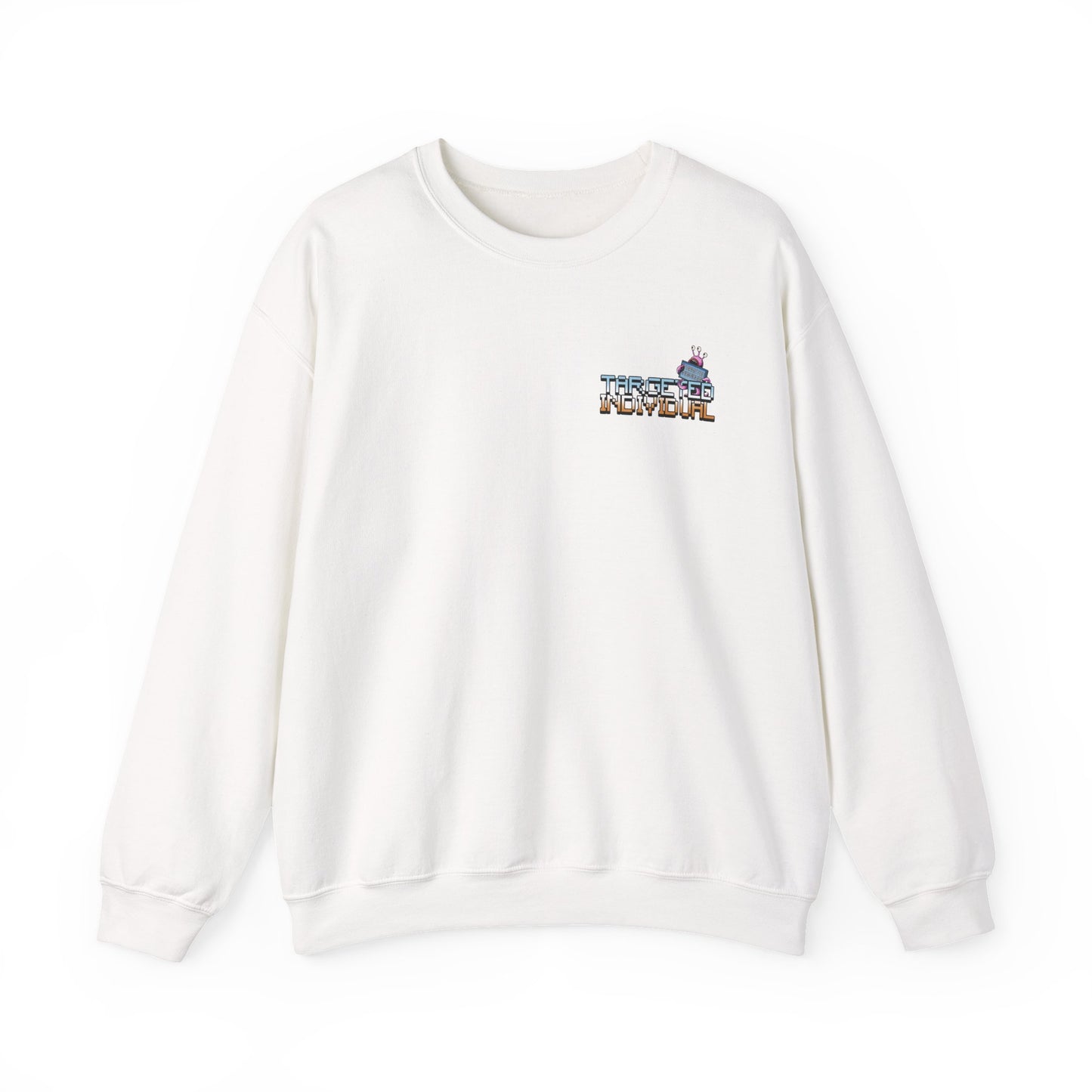 Targeted Individual Crewneck Sweatshirt — Retro Sci‑Fi Robot Graphic