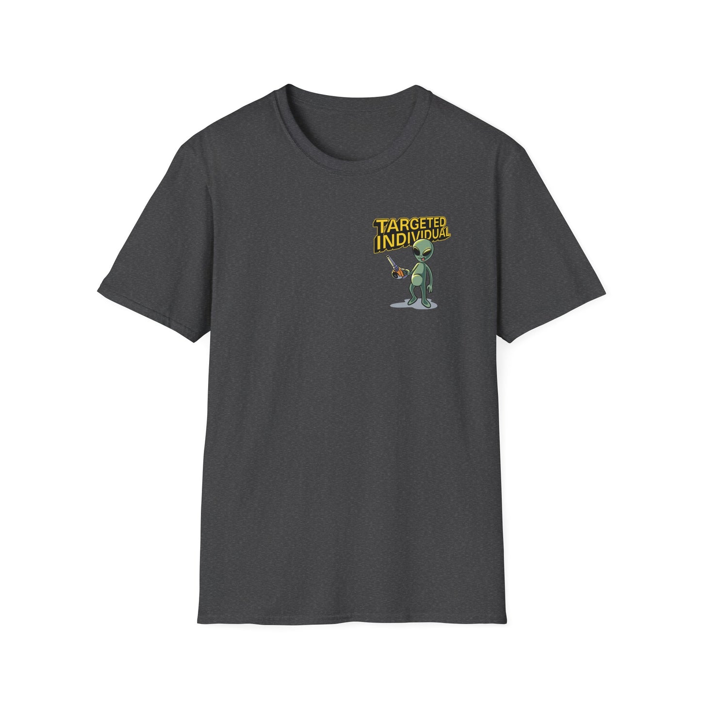 Alien Abduction Graphic T-Shirt — "Target Individual" Sci‑Fi UFO Tee