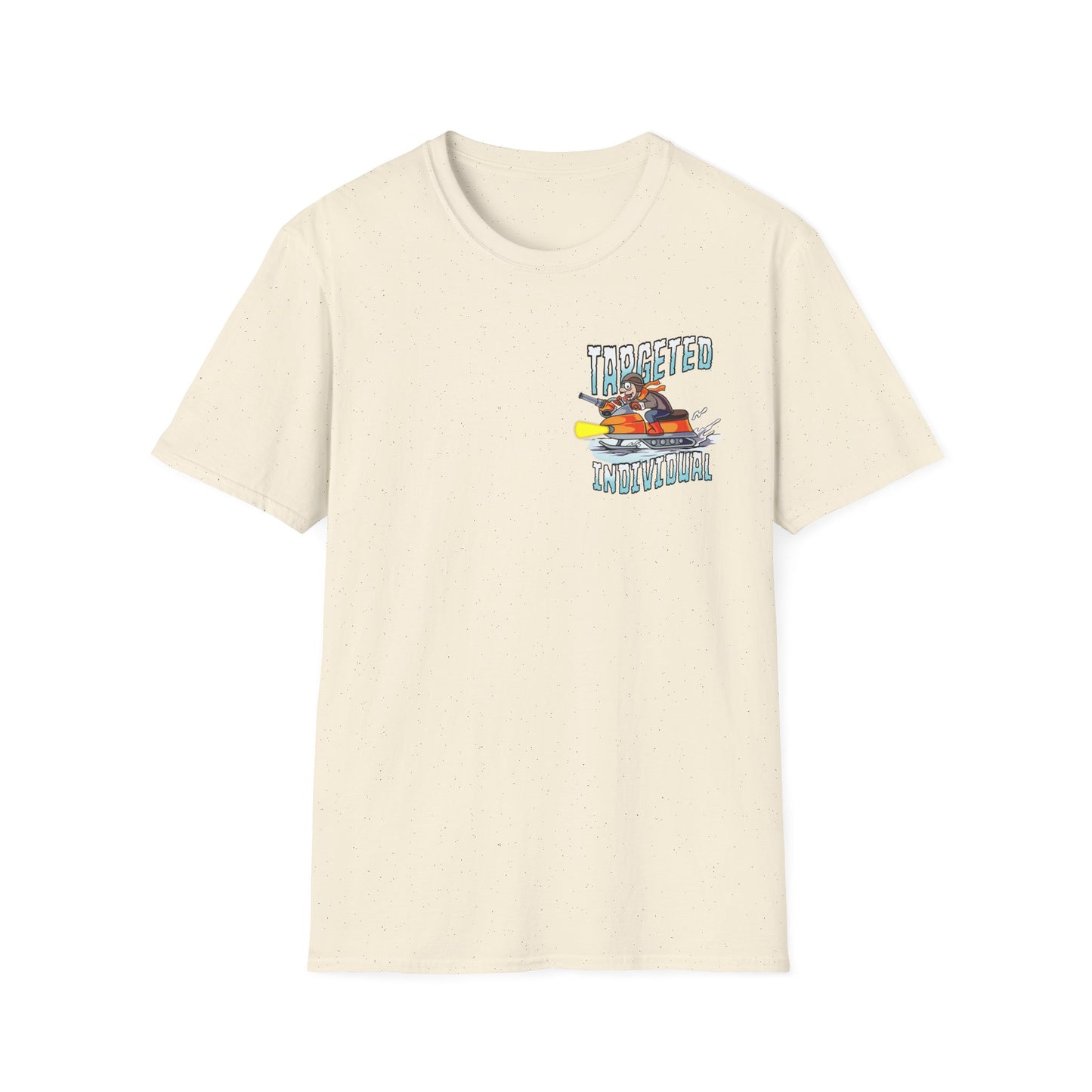 Fishing Cartoon T-Shirt — "Targeted Individual" Graphic Tee