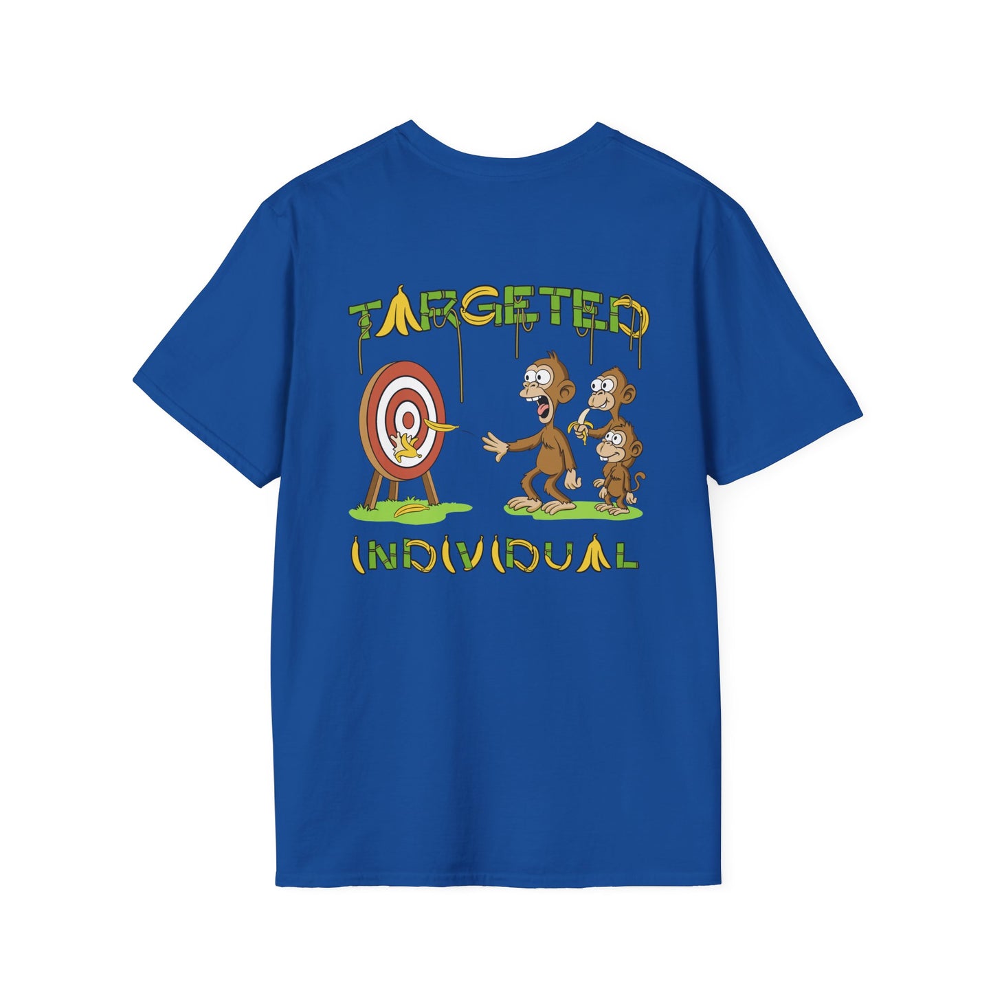 Targeted Individual T-Shirt — Graphic Satire Backprint Tee