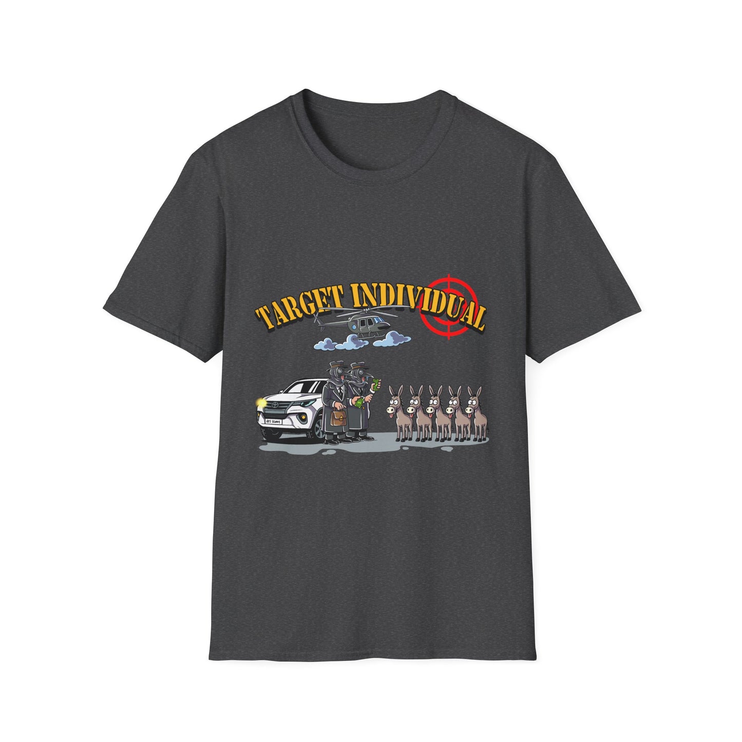 Target Individual T-Shirt — Funny Police Lineup Graphic Tee