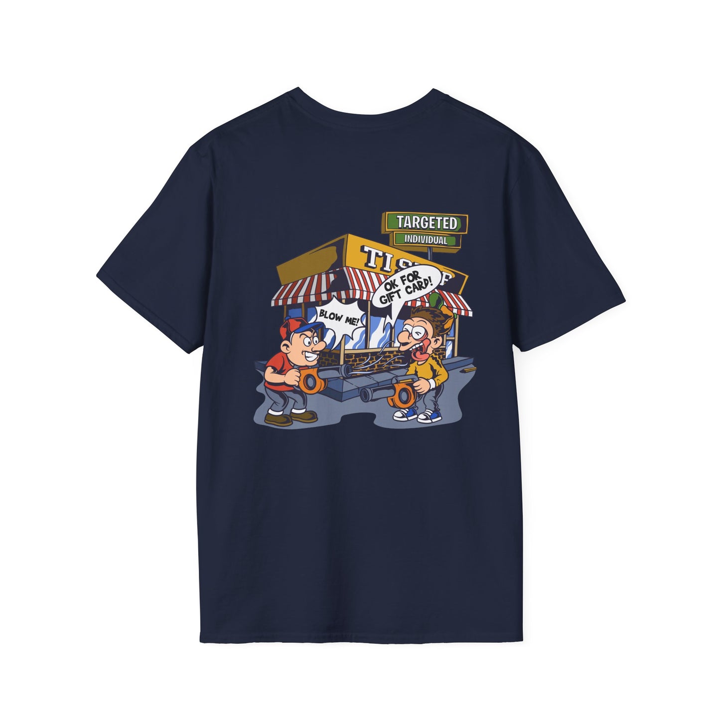 Targeted by the System T-Shirt — Satirical AI/Tech Protest Graphic Tee
