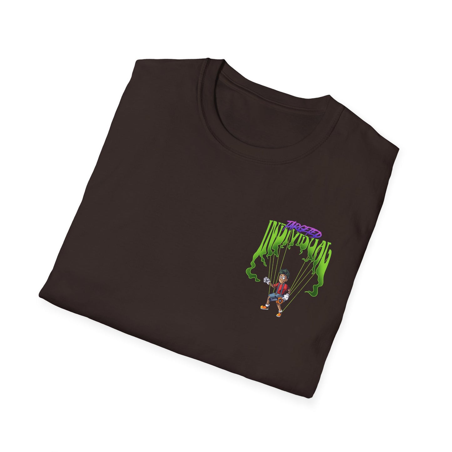 Scaredy Clown Graphic T-Shirt — Horror Joker Back Print