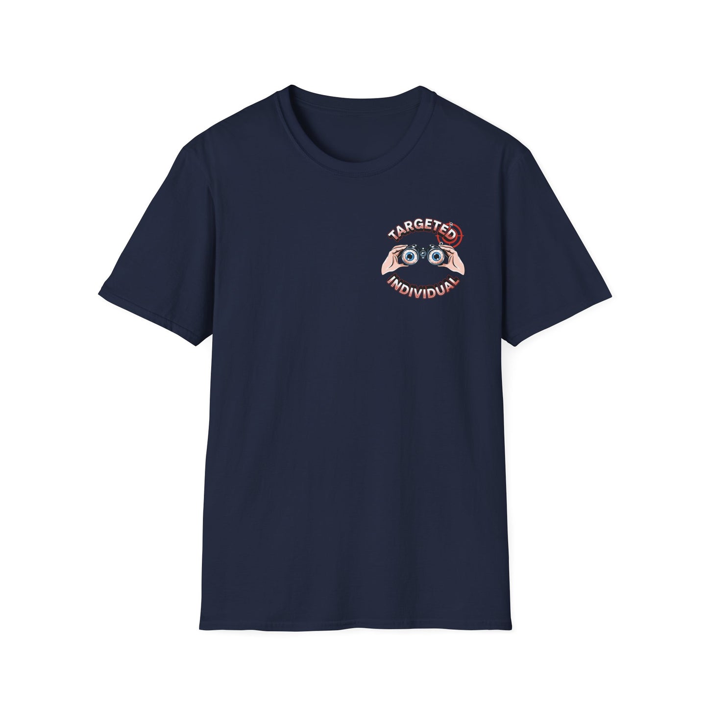 T-Shirt — Retro 'No Stalking' Vintage Graphic Tee (Front Sloth & Back Emblem)
