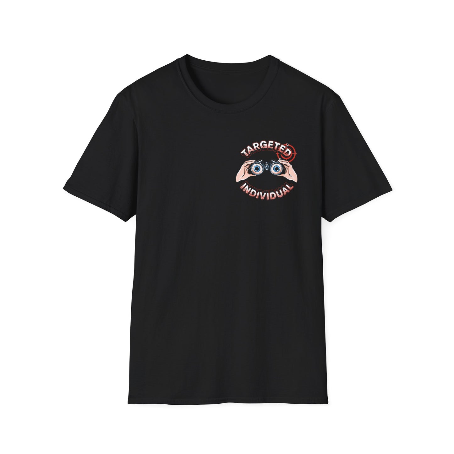 Targeted Individual T‑Shirt — Vintage Binoculars Graphic Tee