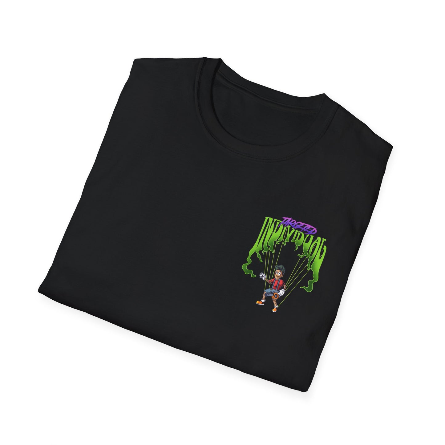 Scaredy Clown Graphic T-Shirt — Horror Joker Back Print